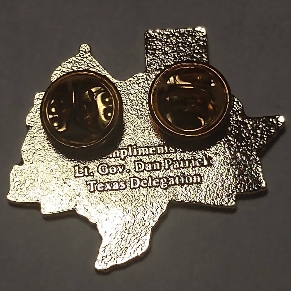 2016 RNC Texas Delegation Gift Enamel Pin Cleveland‎ Ohio Political Souvenir - Picture 2 of 3